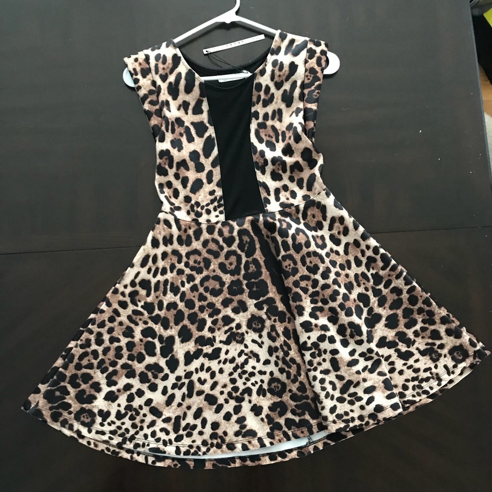 Leopard print Skater dress